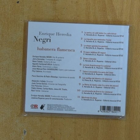 ENRIQUE HEREDIA - NEGRI - CD