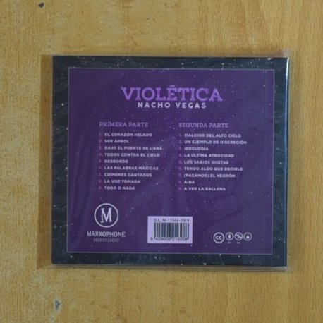 NACHO VEGAS - VIOLETICA - CD