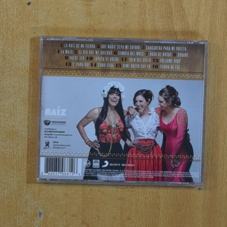 LILA DOWNS / NIÑA PASTORI / SOLEDAD - RAIZ - CD