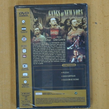GANGS OF NEW YORK - DVD