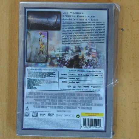 EL DIA DE MAÑANA - EDICION ESPECIAL - 2 DVD