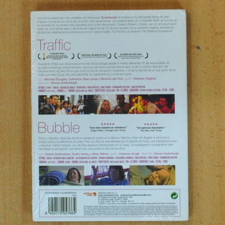 SODERBERGH X SODERBERGH - TRAFFIC / BUBBLE - DVD