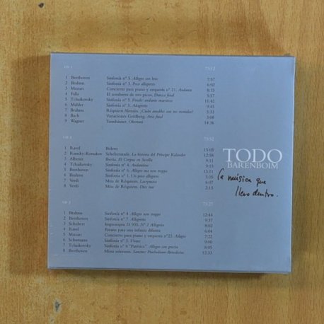 BARENBOIM - TODO - CD