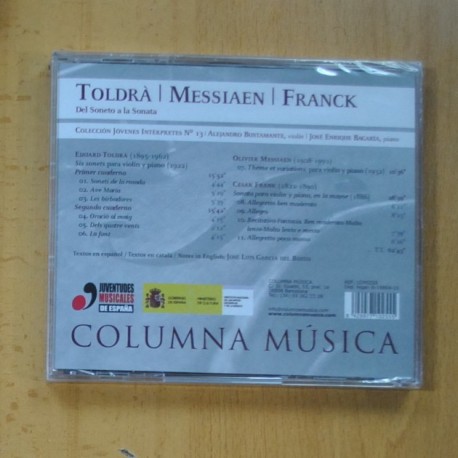 VARIOS - DEL SONETO A LA SONATA - CD