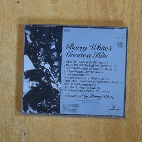 BARRY WHITE - GREATEST HITS - CD