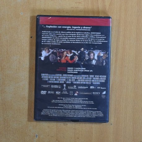 ANONYMOUS - DVD