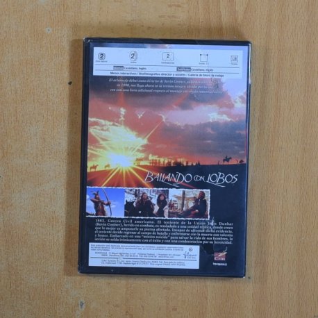 BAILANDO CON LOBOS - DVD