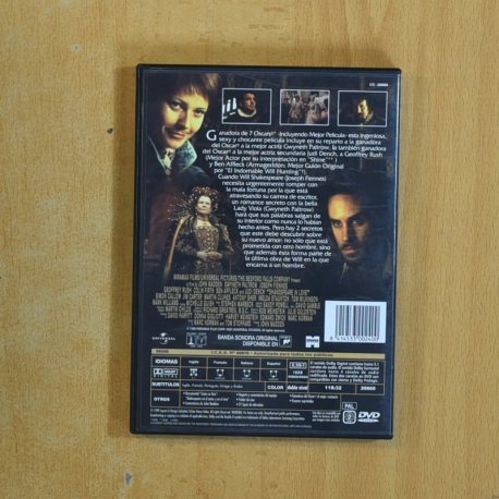 SHAKESPEARE IN LOVE - DVD