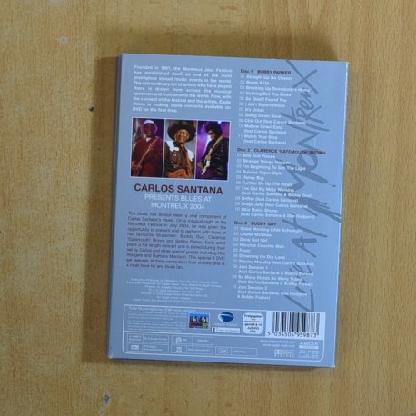 CARLOS SANTANA BLUES AT MONTREAUX - DVD