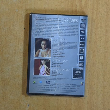 CANTARES LOLA FLORES + CARMEN FLORES Y ENRIQUE MONTOYA - DVD