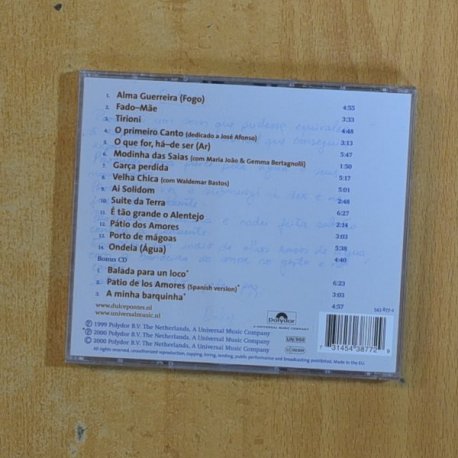 DULCE PONTES - O PRIMEIRO CANTO - CD