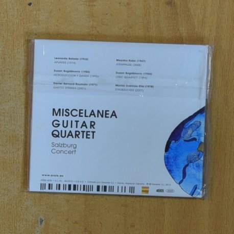 MISCELANEA GUITAR QUARTET - SALZBURG CONCERT - CD
