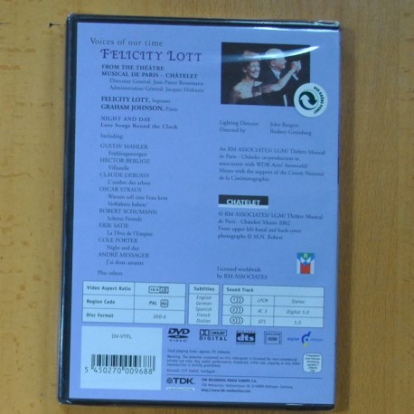 FELICITY LOTT - VOICES OF OUR TIME - DVD