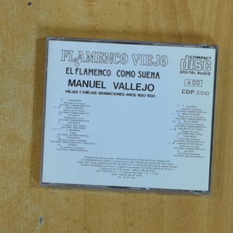 MANUE VALLEJO - FLAMENCO VIEJO - CD