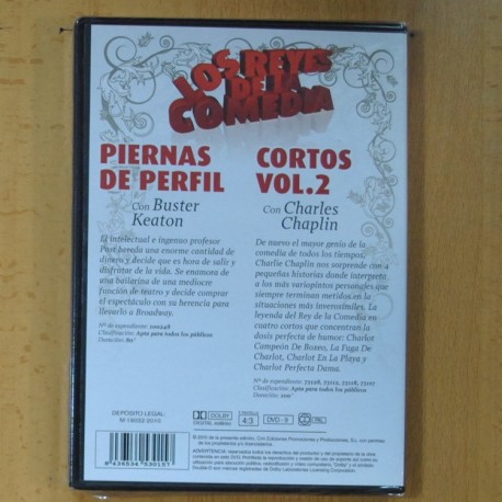 PIERNAS DE PERFIL / CHARLES CHAPLIN CORTOS VOL 2 - DVD