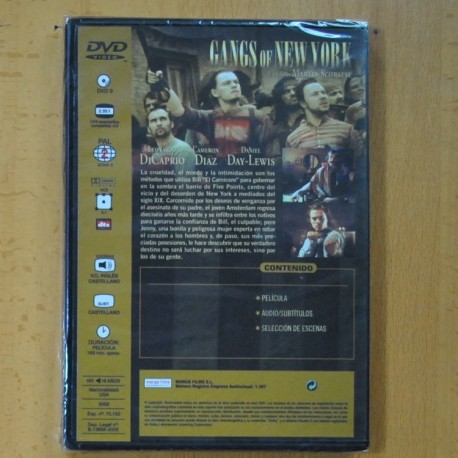 GANGS OF NEW YORK - DVD