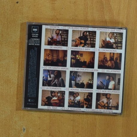 JAVIER KRAHE / JOAQUIN SABINA / ALBERTO PEREZ - LA MANDRAGORA - CD