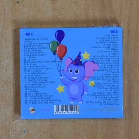 VARIOS - 60 CANCIONES PARA NIÑOS - CD