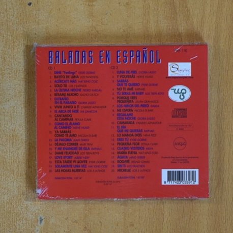VARIOS - BALADAS EN ESPAÑOL - CD
