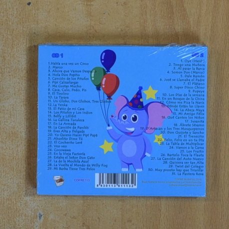 VARIOS - 60 CANCIONES PARA NIÑOS - CD