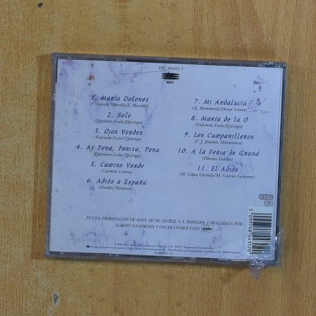 ALBERT HAMMOND - COPLAS AND SONGS - CD