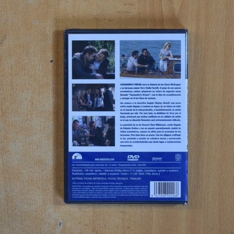 CASSANDRAS DREAM - DVD