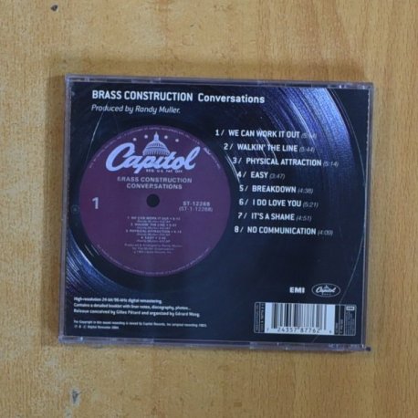 BRASS CONSTRUCTION - COMVERSATIONS - CD