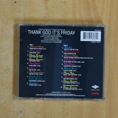 VARIOS -THANK GOD ITS FRIDAY - CD
