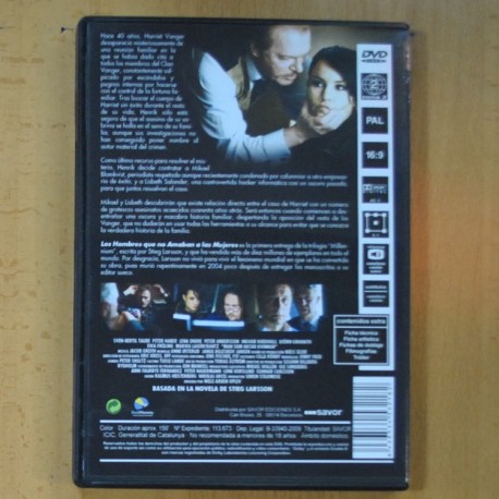 LOS HOMBRES QUE NO AMABAN A LAS MUJERES - DVD