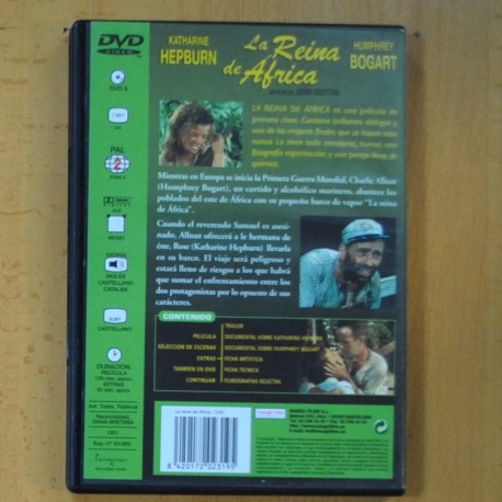 LA REINA DE AFRICA - DVD