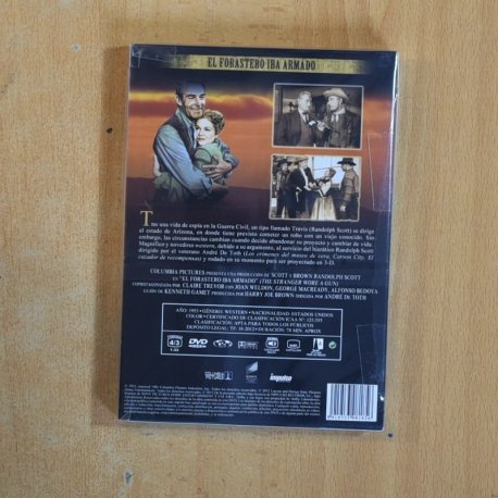 EL FORASTERO IBA ARMADO - DVD