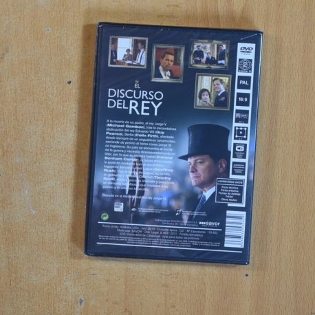 EL DISCURSO DEL REY - DVD