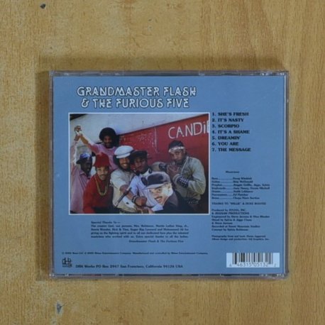 GRANDMASTER FLASH & THE FURIOUS FIVE - GRANDMASTER FLASH & THE FURIOUS FIVE - CD