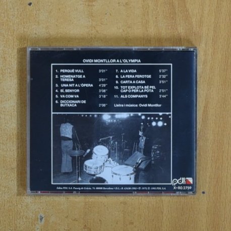 OVIDI MONTLLOR - A L OLYMPIA - CD