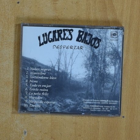 LUGARES BAJOS - DESPERTAR - CD