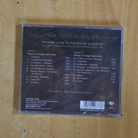 CHARLES ALEXANDRE - JOLLAGE - CD