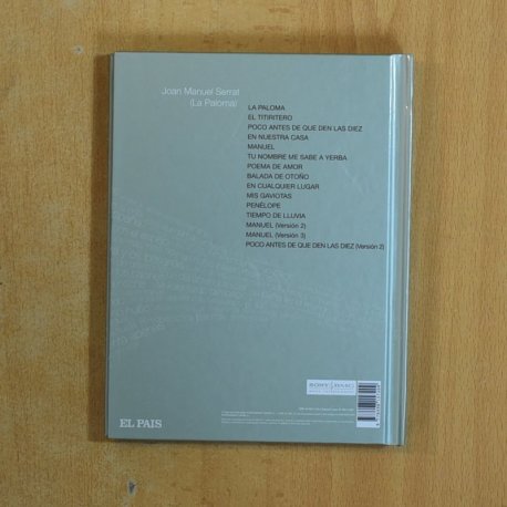 JOAN MANUEL SERRAT - LA PALOMA - CD