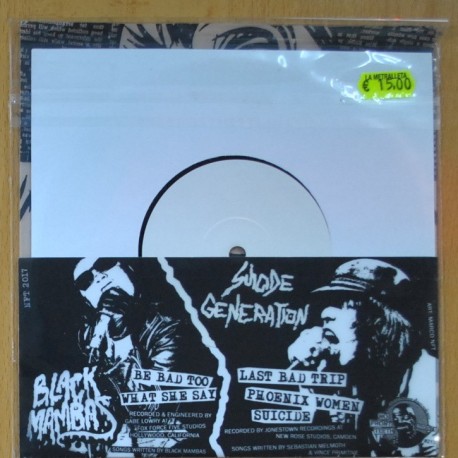 BLACK MAMBAS & SUICIDE GENERATION - BE BAD TOO + 3 - EP