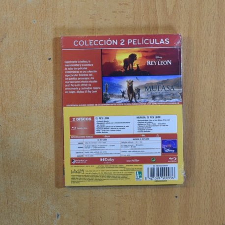 EL REY LEON / MUFASA - BLURAY