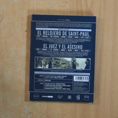 EL RELOJERO DE SAINT PAUL / EL JUEZ Y EL ASESINO - DVD