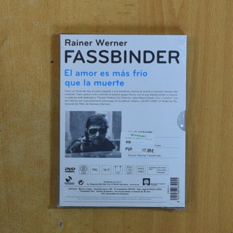 EL AMOR ES MAS FRIO QUE LA MUERTE - DVD