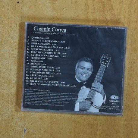 CHAMIN CORREA - CUERDAS AMOR Y GUITARRA IV - CD