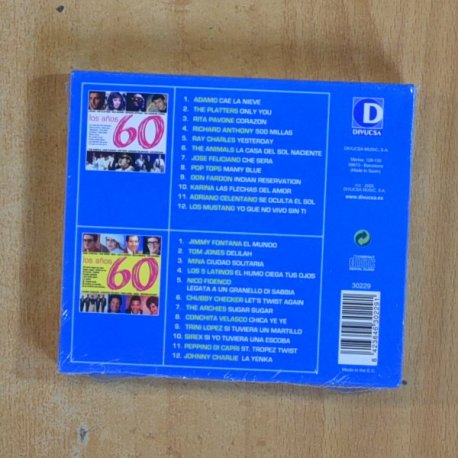 VARIOS - LOS AÑOS 60 - CD