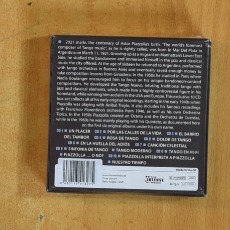 ASTOR PIAZZOLLA - MASTER OF TANGO NUEVO - CD