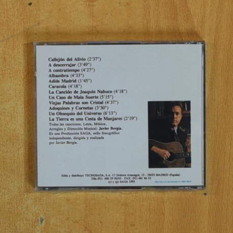 JACVIER BERGIA - CARACOLA - CD