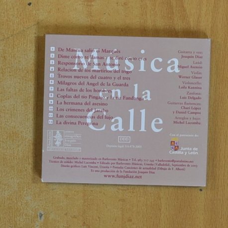 JOAQUIN DIAZ - MUSICA EN LA CALLE - CD