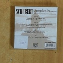 SCHUBERT - SYMPHONIES - CD