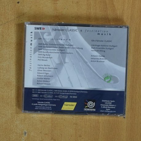 VARIOS - FASZINATION MUSIK - CD