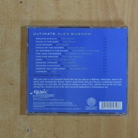 ALEX BUGNON - ULTIMATE - CD