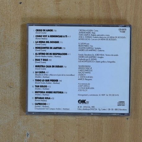 EL SUDAN - A CAMBIO DE LA VERDAD - CD